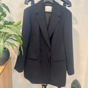 Aritzia Wilfred Cherrelle Blazer Small Black